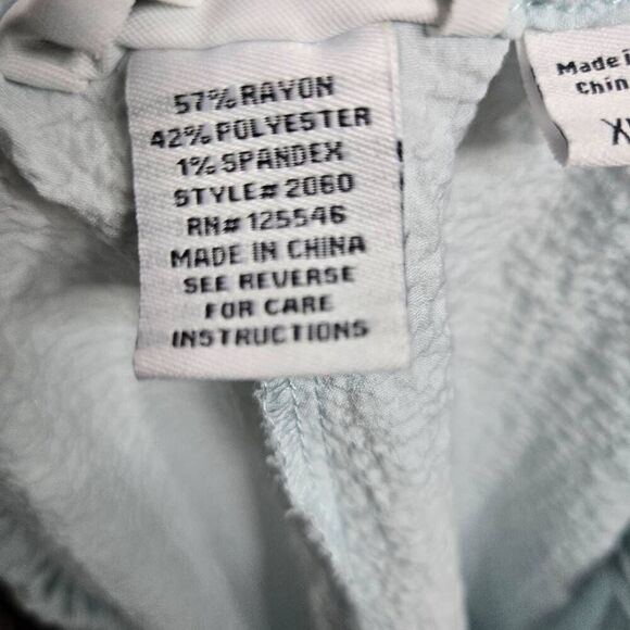 Habitat Clothes to Live In Crinkle Wide Leg Cropped Pants Size XL Lagenlook - Picture 5 of 5